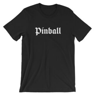 Pinball Retro Gangster T-Shirt by Turbo Volcano