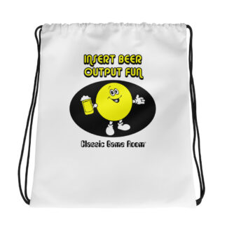 Insert Beer Output Fun CGR Drawstring Bag