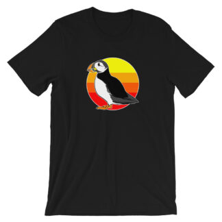 Retro 1980s Puffin T-Shirt by Turbo Volcano