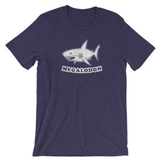 Retro Megalodon T-Shirt by Turbo Volcano