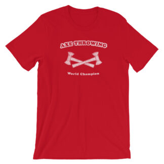 Retro Axe Throwing World Champion T-Shirt by Turbo Volcano