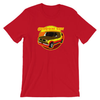 Retro Custom Van T-Shirt by Turbo Volcano