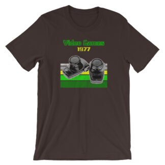 Retro Video Games 1977 T-Shirt (Paddle Controllers Design)
