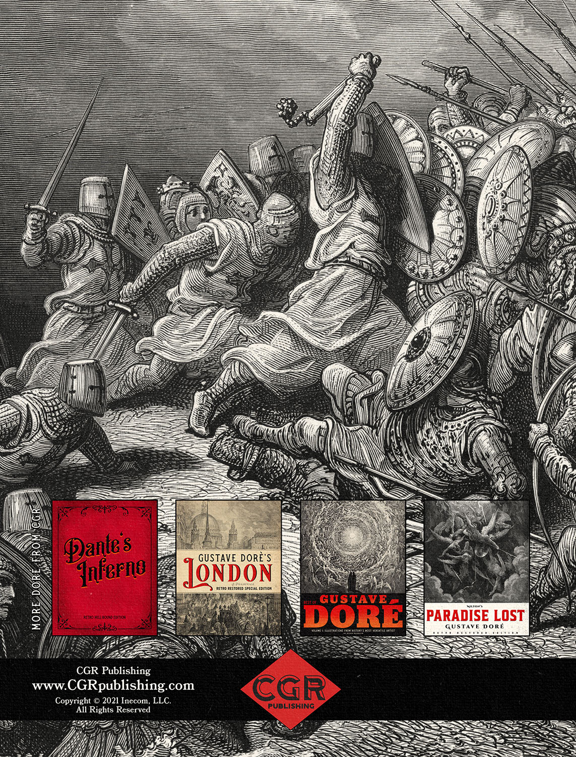 History of the Crusades Volume 1 Gustave Dore Restored Special Edition Back Cover