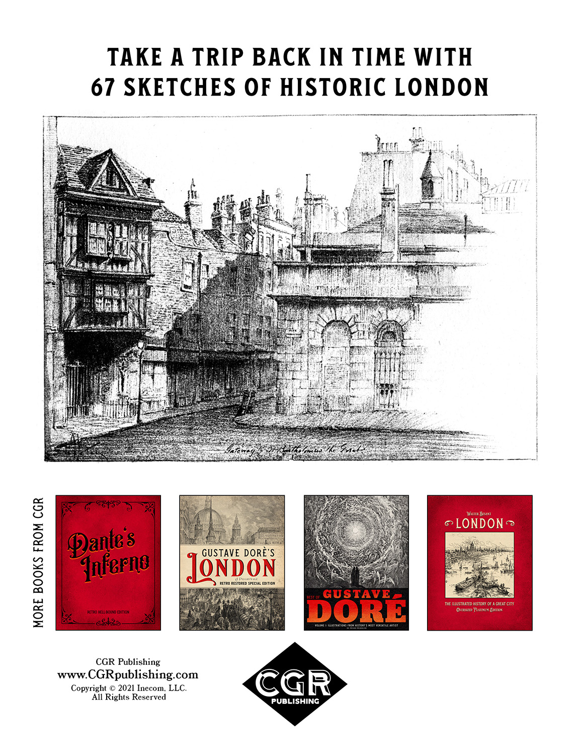 London Alleys, Byways and Courts: Enlarged Special Edition Back Cover