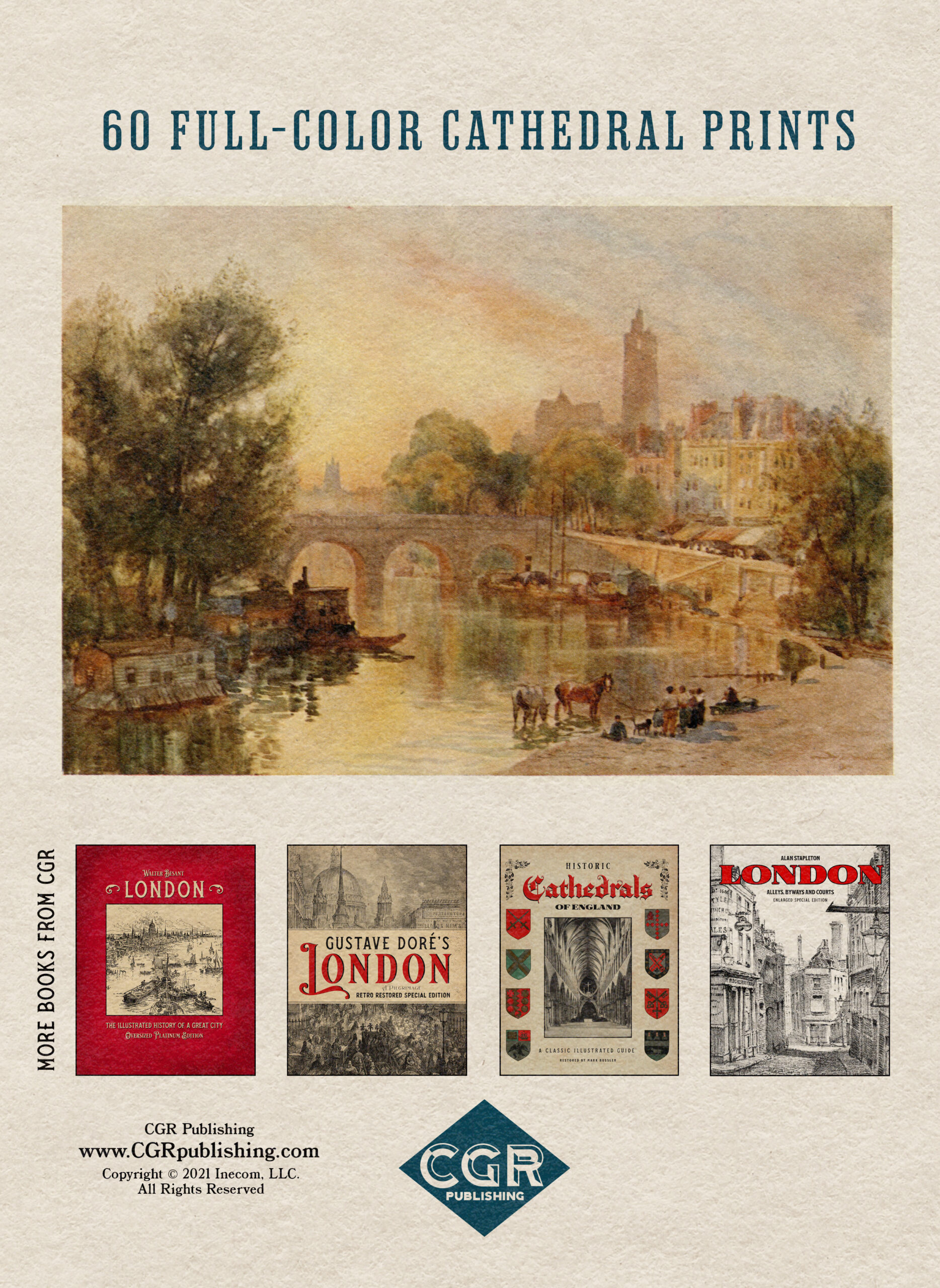 Cathedral Cities of France: Restored Color Special Edition Back Cover