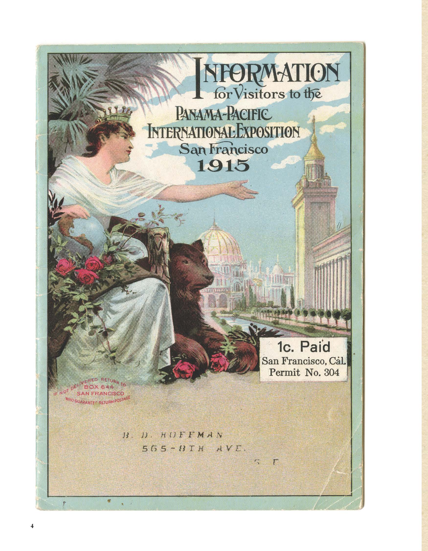 1915 San Francisco World's Fair in Color: Grandeur of the Panama-Pacific Exposition image 2