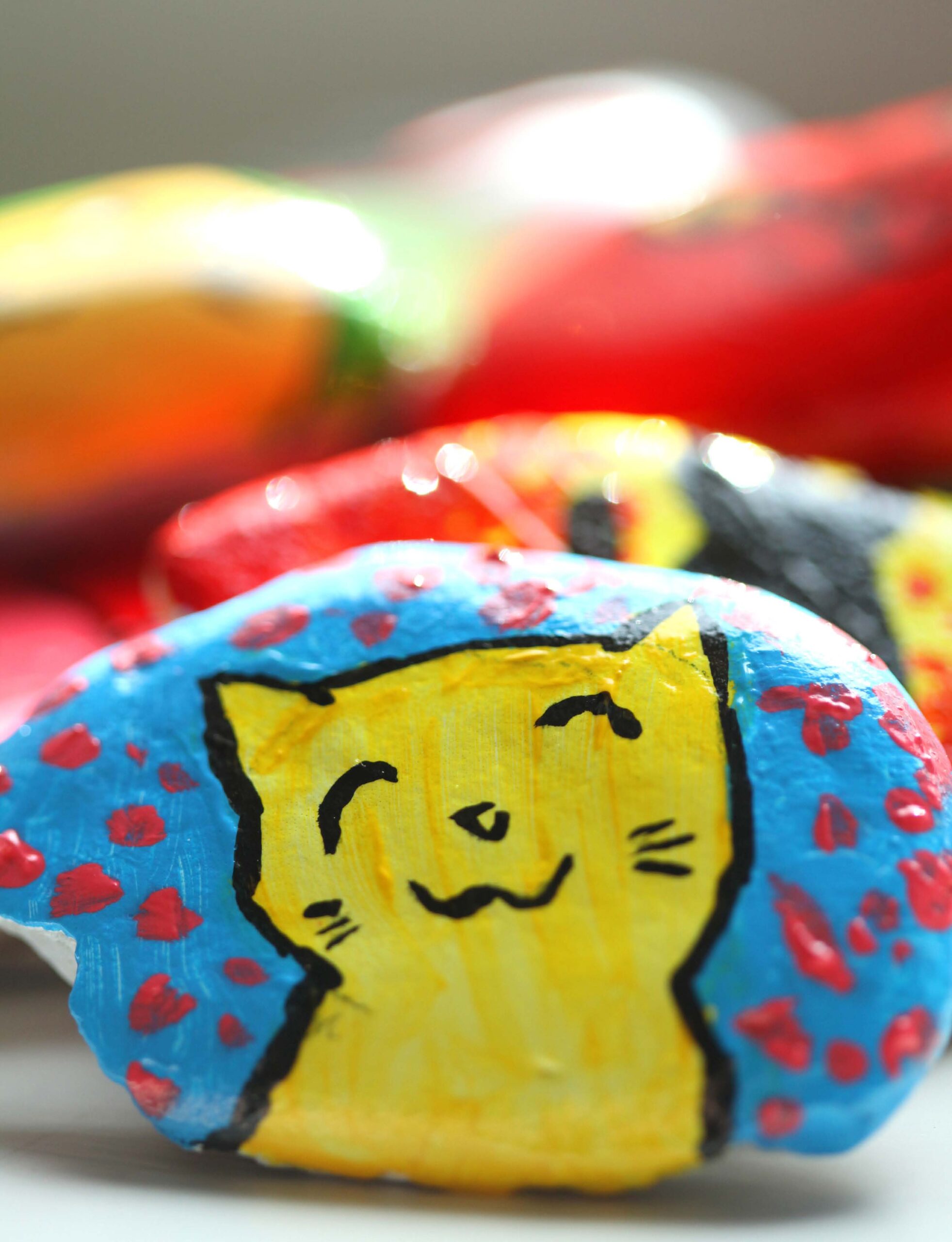 Cat Painted Rocks: Brilliant Rock Art Painting Volume 1 image 3