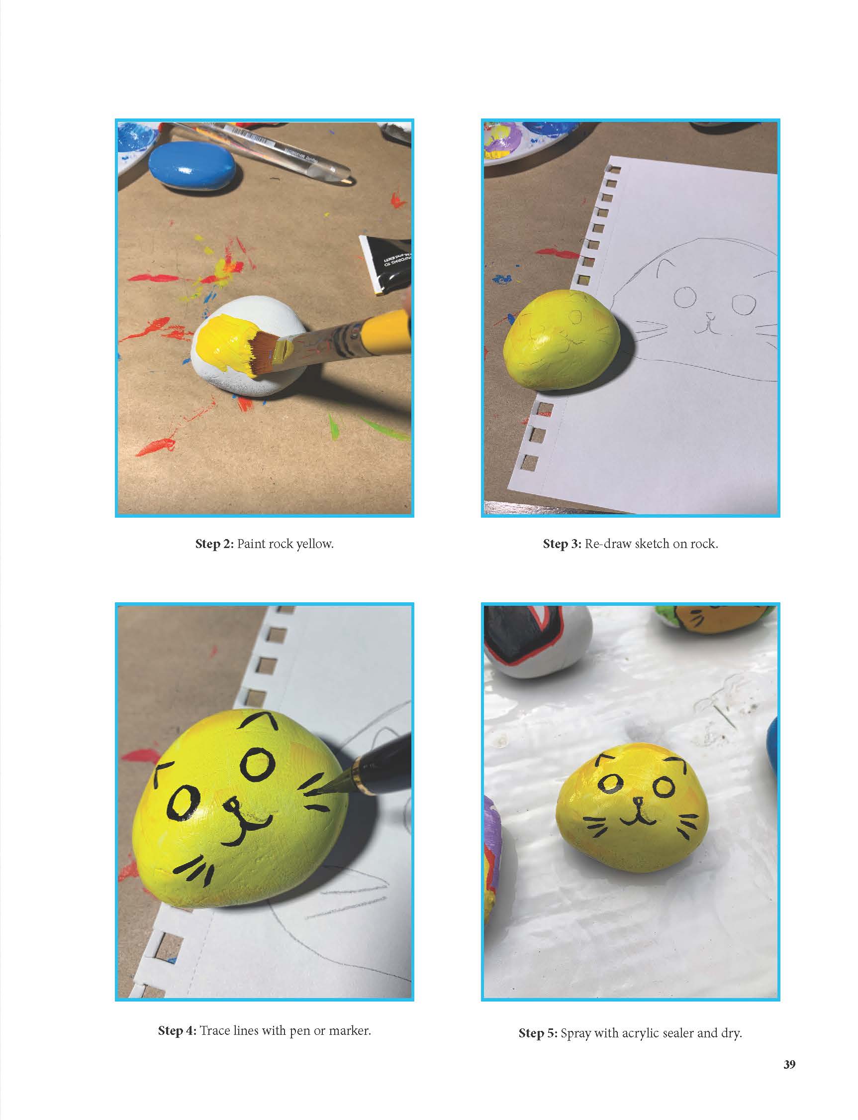 Cat Painted Rocks: Brilliant Rock Art Painting Volume 1 image 8