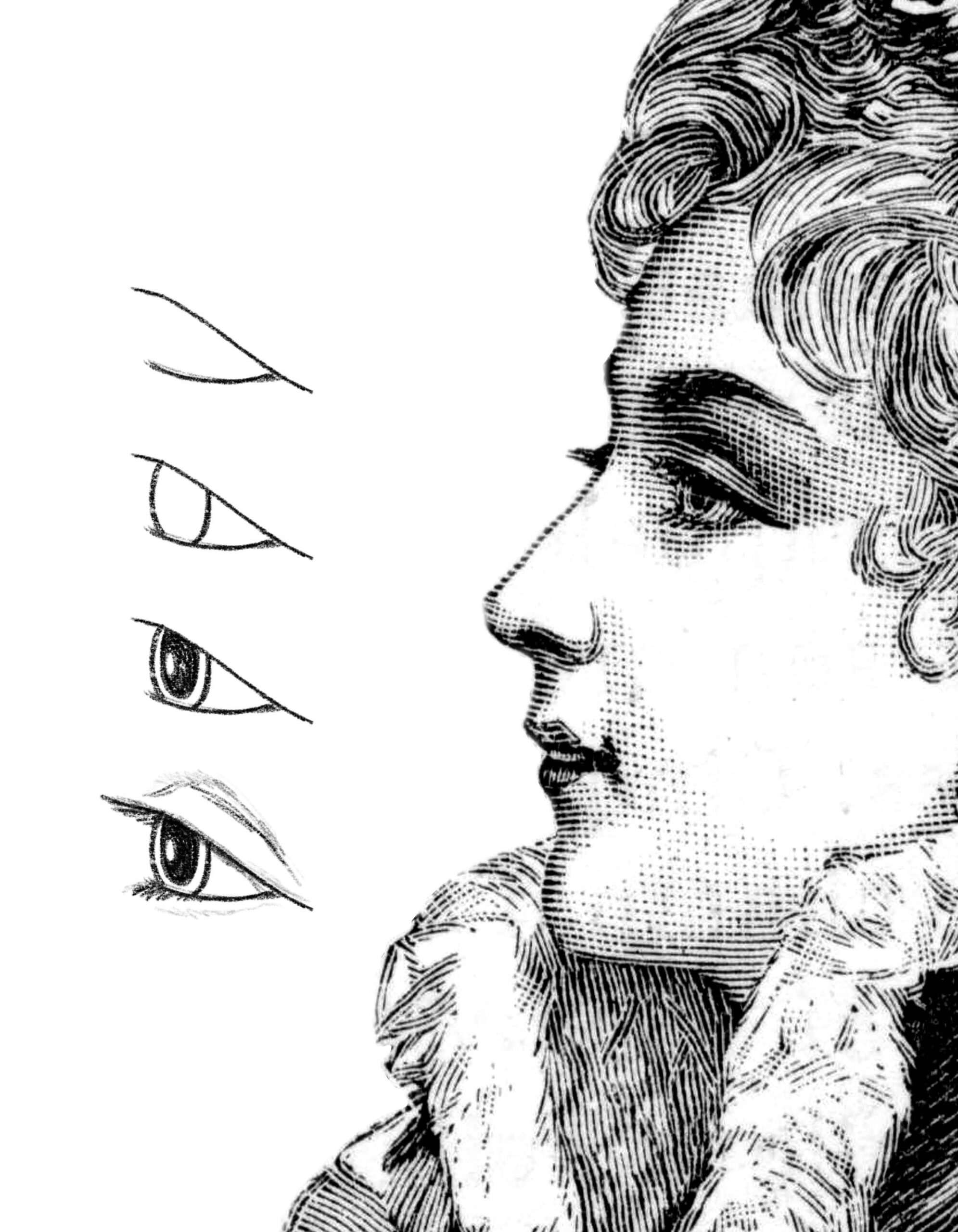 How to Draw Womens' Eyes: Inspired by Classic Illustrations Volume 1 image 7