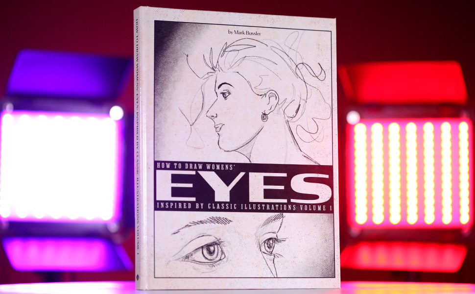 How to Draw Womens' Eyes: Inspired by Classic Illustrations Hardcover in Studio