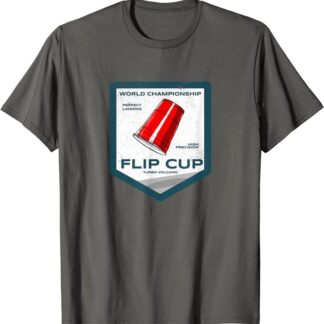 Retro Flip Cup World Championship T-Shirt Asphalt