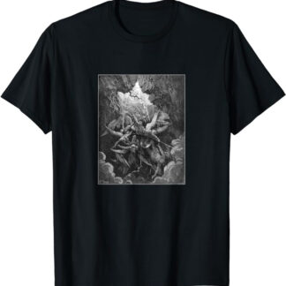 Paradise Lost "Hell At Last" Gustave Doré Art T-Shirt Black