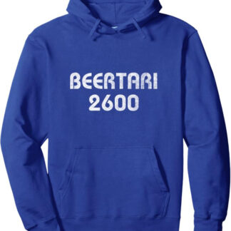 Brand: Classic Game Room Beertari 2600 Retro Video Game Design Pullover Hoodie Blue