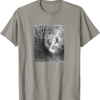 Paradise Lost "The Guilty Serpent" Gustave Doré Art T-Shirt Slate