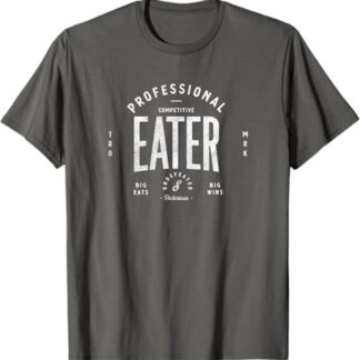 Retro Professional Competitive Eater Funny Vintage Asphalt