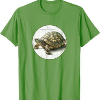 Colorful Retro Turtle Vintage Design T-Shirt Grass