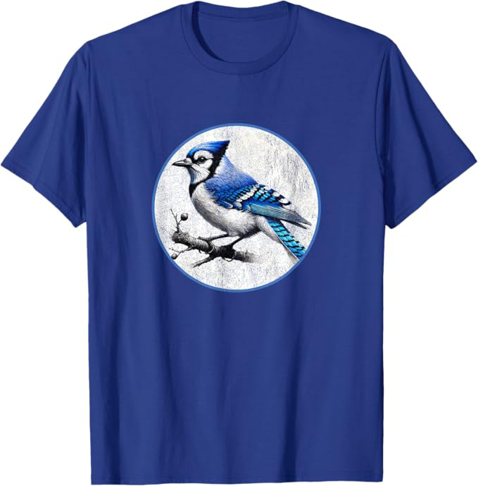 Blue Jay T-Shirt by Bird.Fan